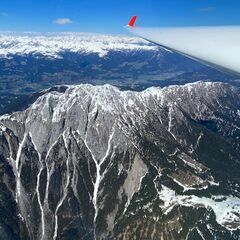 Flugwegposition um 12:49:58: Aufgenommen in der Nähe von Gemeinde Kirchbach, Österreich in 3126 Meter